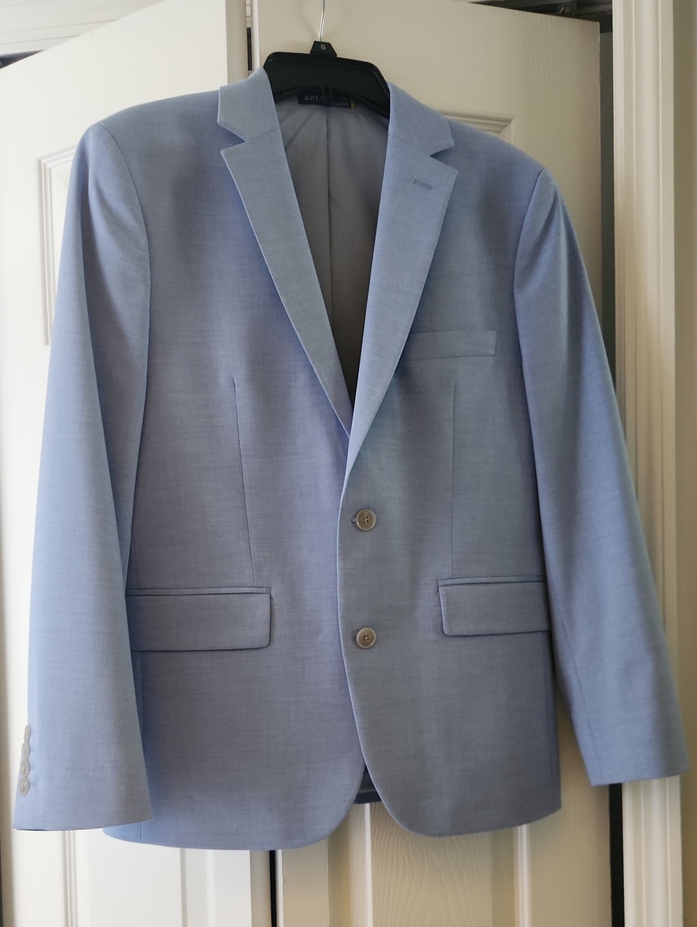 Apt 9 Light Blue Men's Suit Jacket - Slim Fit Blazer Size 38 S